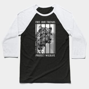 free our friends - leopards Baseball T-Shirt